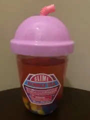 Slime Bubble Tea Cup - Strawberry Scented - 14 Oz Old East Main Co