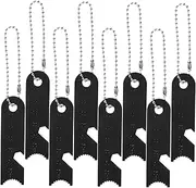 KOMBIUDA 10pcs Manganese Steel Rod Scraper Strikers Outdoor Fire Lighters Camping Tool