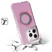 iP16PMax Glitter Circle HD Pink