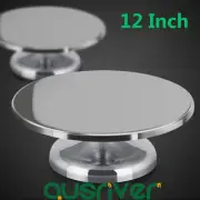 12 Inch Cake Making Turntable Stainless Steel Rotating Platform