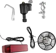Totority Set Bicycle Light Set Bike Lights Cycling Dynamic Projection Light Dirt Bike Light Kit Bicycle Warning LED Light Electronic Kits for Tire Lights Scooter LED Lights Metal