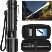Flashlights High Lumens Rechargeable 20,000LM Super Bright Flashlight Dimmable