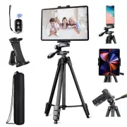 Tablet Ipad Tripod Stand Mount Holder 60 inch with Bluetooth Remote for iPad ...