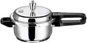 [Vinod] V-3L Stainless Steel Sandwich Bottom Pressure Cooker, Silver, 3 Liters (Induction Friendly)