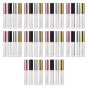 40 Pcs Lip Gloss Tube Travel Recycle Containers Empty With Brush Head