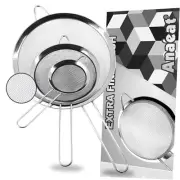 Fine Mesh Strainers - Premium Stainless Steel Colander Sieve Sifters, with