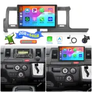 10'' Wireless Carplay Android auto Head Unit For Toyota Hiace 04-19 Radio Camera
