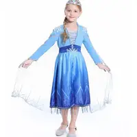 在飛比找蝦皮購物優惠-兒童服裝冰雪奇緣 2 衣服角色扮演 Elsa Frozen 