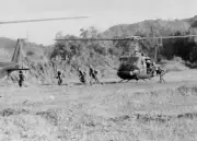 U.S. Army 1-7th Cavalry LZ X-Ray Battle of Ia Drang 5"x 7" Vietnam War Photo 284