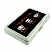 Panda Triathlete Em1 Cigarette Case with Built in Lighter Metal Wallet