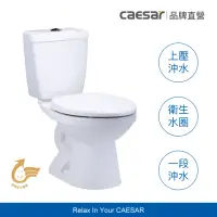 在飛比找momo購物網優惠-【CAESAR 凱撒衛浴】金級省水馬桶 CT1325/CT1