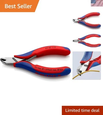 Ergonomic Stainless Steel Electronics Nippers - 4.5 Inches of Precision Cutting