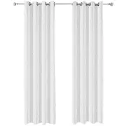 Anyhouz 250cm Curtains White Modern Luxury Retro Style Texture for Living Room Bedroom Dining Fashion Decor