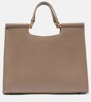 [Dolce & Gabbana] Dolce & Gabbana Sicily Medium leather tote bag One Size grey