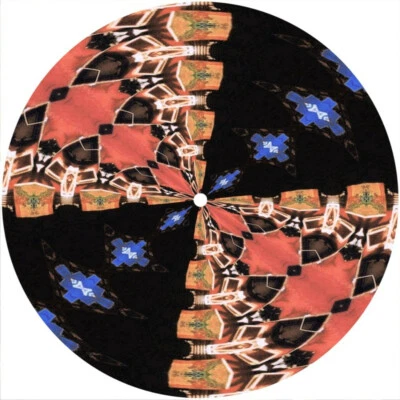 Slipmat Slip Mat 4 Technics or Single 7" 45 Turntable Record Player ABSTRACT 41