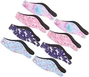 BESPORTBLE Swimming Headband 8pcs Swimming Ear Band Kids Ear Protection Band Swim Cap Adjustable Swim Headband for Ears Toddler Swim Earplugs Swimming Ear Headband
