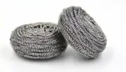 Stainless Steel Tough Cleaning Washing up Scourer Scouring pad 4 Pack