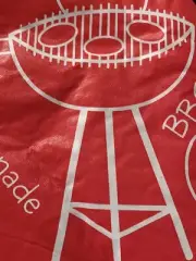 Two Vinyl BBQ Red Barbecue Tablecloth 60 Inch Round