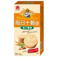 在飛比找momo購物網優惠-【義美】每日十穀養生餅-杏仁蕎麥(171g/盒)