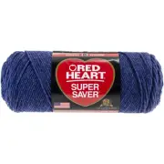 3 Pack Red Heart Super Saver Yarn-Denim E300B-5851