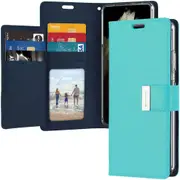 Goospery Samsung Galaxy S22+ Plus 5G Wallet Case Cover Extra Card Slot [Mint]