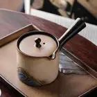 6.1" Retro Ceramic Kung Fu Tea Set Teapot with Filter and Anti-scald Handle Gift