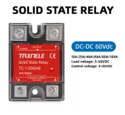 Single Phase DC Control Heat Sink SSR-10DD 25DD 40DD Solid State Relay 3-32VDC