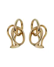 Tiffany & Co. 18K Double Clip-On Hoops (Authentic Pre-Loved)