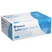 SafeBasics Smart Fit Medical PF Vinyl Gloves Large 200/bx (1194D)