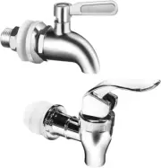 Set of 2, Beverage Dispenser Replacement Spigot, Sourceton Stainless Steel Sp...