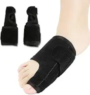 Hallux Valgus Correction Splint, Separate Your Toes Effectively for Toe Splays, Breathable and Non-Slip Hallux Valgus Toe Separator, Large Toe Straightener, Lightweight and Freely Adjustable, 1 Pair