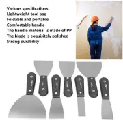 7 Pcs Plaster Knife Set Portable Steel Putty Knife Set For Drywall Tools.