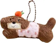 Cute Plush Keychain, Dog Bag Charm, Stuffed Puppy Cartoon Keyring Backpack Decoration For Classroom Graduation Birthday