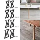 2 Pieces Table Legs Modern Desk Legs for Home Decoration Bedroom Living Room