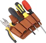 Waist Tool Pouch, Cow Leather Tool Pouch, Professional Repairing Tool Bag, Cowhide Storage Pouch, Waist Pouch Portable Waist Bag