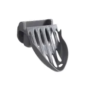 Non-Perforated Double-Layer Soap Box Strong Non-Stick Paste Bathroom Drain Toilet Wall-Mounted Soap Dual-Use Shelf Rack GRAY COLOR