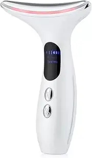 Neck Face Beauty Device 3 Colors LED Photon Therapy Skin Tighten Reduce Double Chin Anti Wrinkle Remove Skin Care Tools