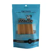 Super Dog Chew Himalayan Dental Cheese Dog Chew Treat LARGE for Dogs 15-25 Kg 3pk