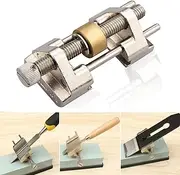 Honing Guide Angle Jig,Jig Sharpening Stainless Steel Honing Guide for Wood Chisel Fixed Angle Knife Sharpener Blade Sharpening Fits Planer Irons 1-3/8" to 3-1/4", Chisel Blades 5/16" to 2-1/4"