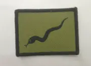 Genuine British Army 101 Logistic Brigade TRF Black Adder on Green Patch