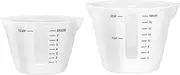 Griffin Cups Set of 3 Natural Small Dosing Cups 10, 50 and 100 ml
