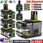 18V 12Ah Lithium Battery For RYOBI 18VOLT P108 ONE PLUS RB18L50 8.0AH /9.0AH