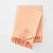 Sheridan Lockhart Throw in Coral Glow Cotton