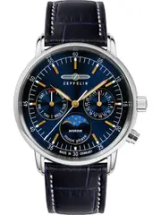 Zeppelin 86353 Blue Leather Womens Watch