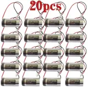 20pcs 3V 1400mAh CR123A Battery Non-rechargeable with white Plug Brand New