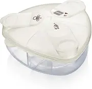 [MAM] Baby Spill-Proof Formula Dispenser with Snap-On Lid, Ideal for On-The-Go Feedings, Milk Powder Dispenser for Traveling