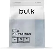 BULK POWDERS Complete Pump, Pre Workout, Stimulant Free, Mixed Berry, 500 g