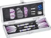 Accolade Aluminum Dart Case Holds 3 Steel Tip and Soft Tip Darts, Slim Profil...