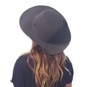 RIP CURL INCA PANAMA HAT DARK GREY FOR WOMEN ONE SIZE ZY344 NWT