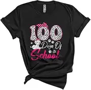 [Generic] 100 Days of School, Lovely 100th Day of School Dalmatian Lover, Matching Girls Student Group Unisex T-Shirt